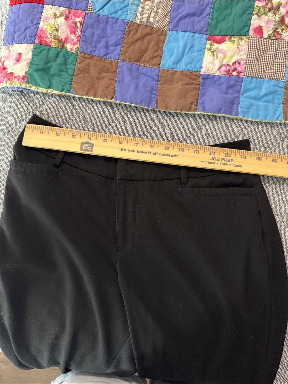 Nine West Black Women's Dress Pants - Straight Leg - Picture 5 of 6